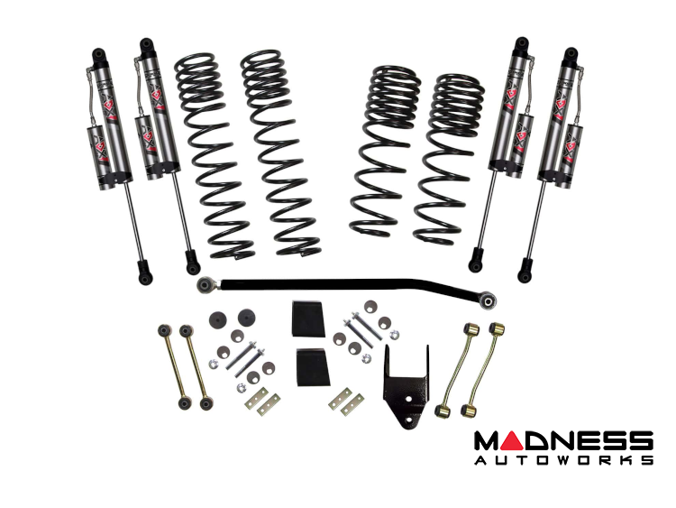 Jeep Wrangler JL Lift Kit - Skyjacker - Long Travel - 4in - w/ Reservoir - Diesel - `20-`25